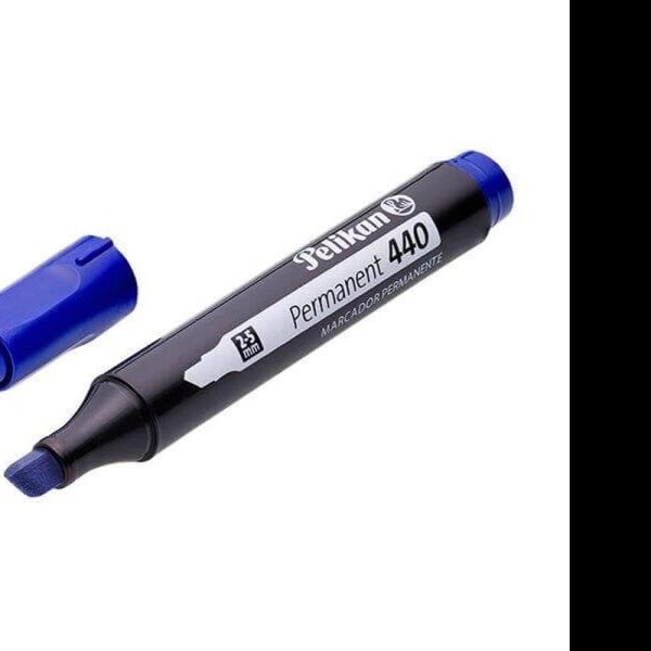 MARCADOR PERM. GRUESO PLAST. 440 PELIKAN AZUL E10 C480